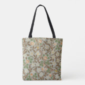 Tote Bag Fleur botanique de trèfle William Morris (Dos)