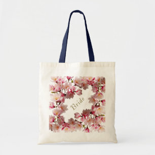 Tote Bag Fleur botanique peinte à la main