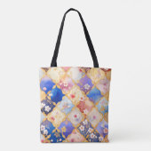 Tote Bag Fleur carré 005 (Dos)