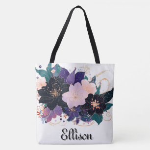 Tote Bag Fleur céleste