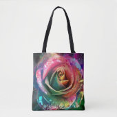 Tote Bag Fleur céleste : Rose Alien (Devant)