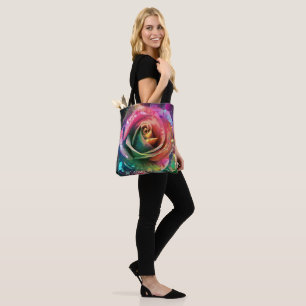 Tote Bag Fleur céleste : Rose Alien