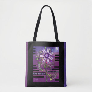 Tote Bag Fleur dans le désert