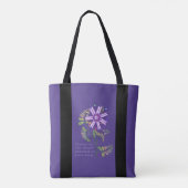 Tote Bag Fleur dans le désert (Dos)