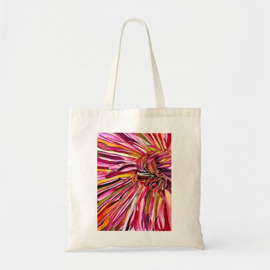 Tote Bag Fleur d'aquarelle Chrysanthemum (Devant)