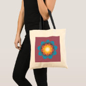 Tote Bag fleur de 9-Point Lotus (Devant (produit))