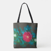 Tote Bag Fleur de aster rouge (Dos)