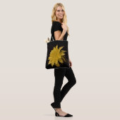 Tote Bag Fleur de cactus jaune en fleurs (Sur le modèle)