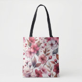 Tote Bag Fleur de cerise (Devant)