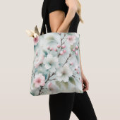 Tote Bag Fleur de cerise (De près)