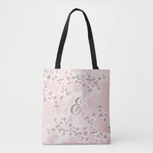 Tote Bag Fleur de cerisier d'abricot Vintage Personnalisé