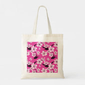 TOTE BAG FLEUR DE CERISIER - SAKURA (ROSE) (Dos)