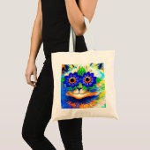 Tote Bag Fleur de chat (Devant (produit))