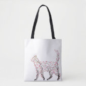 Tote Bag Fleur de chat (Devant)