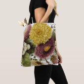 Tote Bag Fleur de chrysanthème mère florale (De près)