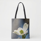 Tote Bag Fleur de cornouiller blanc (Devant)