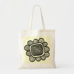 Tote Bag fleur de doodle