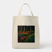 Tote Bag Fleur de feu de la jungle enchantée (Dos)