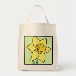 Tote Bag Fleur de jardin de ressort de jonquille de clipart
