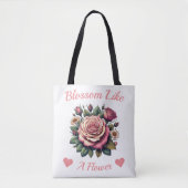 Tote Bag Fleur de l'inspiration (Devant)