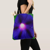 Tote Bag Fleur de l'Ipomée Pourpre (De près)