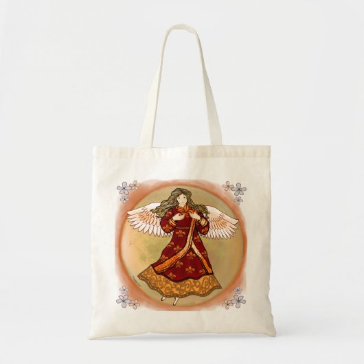 Tote Bag Fleur de lis ange chrétien (Devant)
