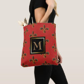 Tote Bag Fleur-De-lis élégant (De près)