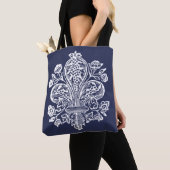 Tote Bag Fleur de Lis Fourre-tout (De près)