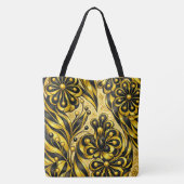 Tote Bag Fleur de l'orbite dorée (Dos)