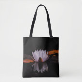 Tote Bag Fleur de lotus blanc zen (Devant)