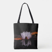 Tote Bag Fleur de lotus blanc zen (Dos)