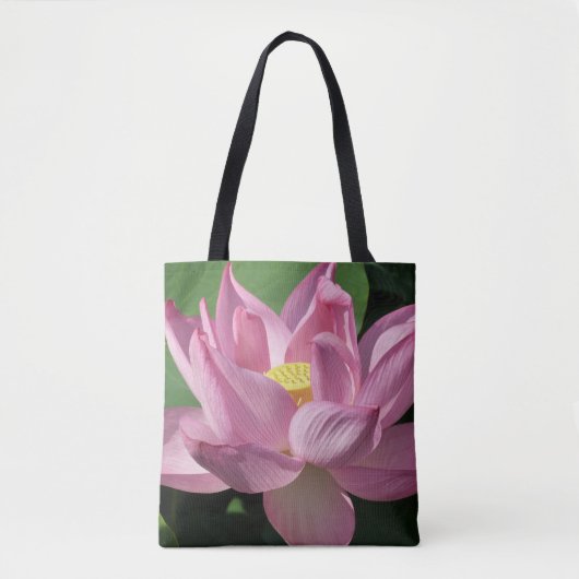 Tote Bag Fleur de lotus rose IV (Devant)