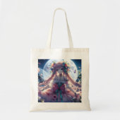 Tote Bag Fleur de lune d'Anime (Devant)