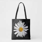 Tote Bag Fleur de marguerite blanche hippie - Mode tendance (Devant)