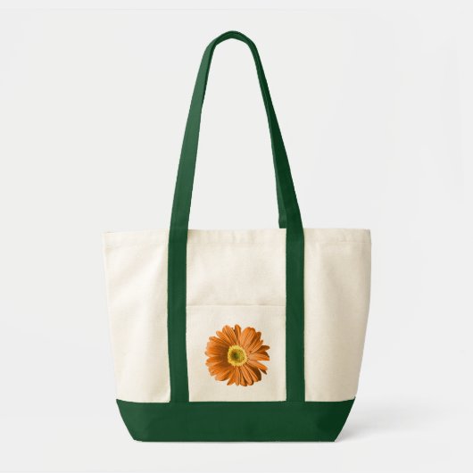 Tote Bag Fleur de marguerite orange (Devant)