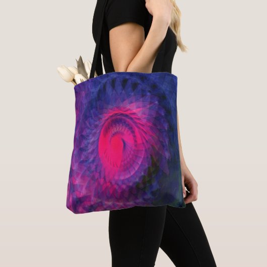 Tote Bag Fleur de nuit..... (De près)