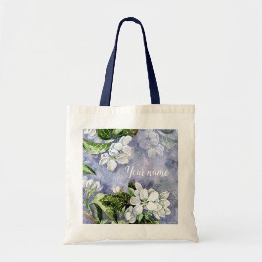 Tote Bag Fleur de pomme (Devant)