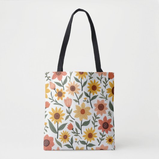 Tote Bag Fleur de printemps (Devant)