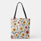 Tote Bag Fleur de printemps (Dos)