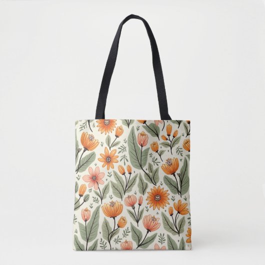 Tote Bag Fleur de printemps (Devant)