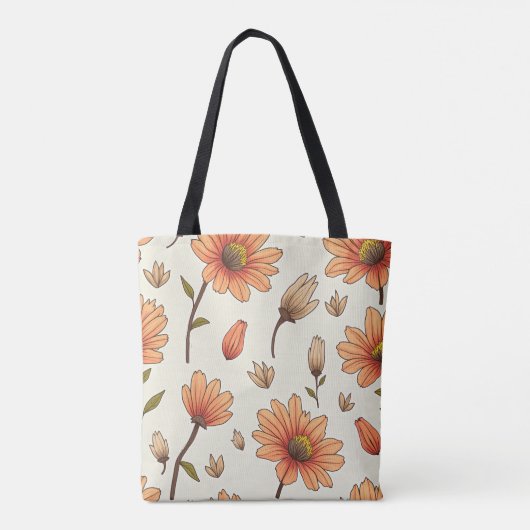 Tote Bag Fleur de printemps (Dos)