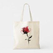 Tote Bag Fleur de rose (Dos)