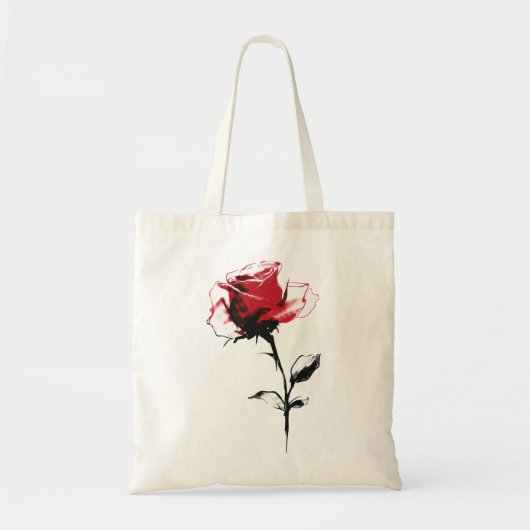 Tote Bag Fleur de rose (Devant)