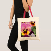 Tote Bag Fleur de rose et de rose jaune (Devant (produit))