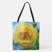 Tote Bag Fleur de rose jaune (Devant)