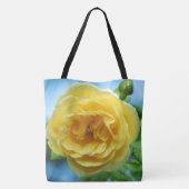 Tote Bag Fleur de rose jaune (Dos)