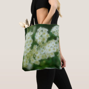 Tote Bag Fleur de Roses Blanches Sauvages