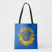 Tote Bag Fleur de soleil brillante et glorieuse (Devant)