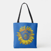 Tote Bag Fleur de soleil brillante et glorieuse (Dos)