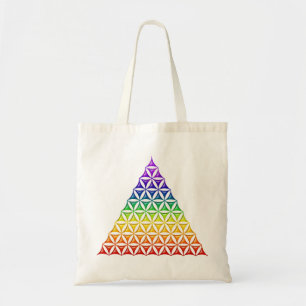 Tote Bag Fleur de vie / Blume des Lebens - chakra pyramidal